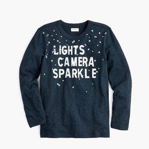 NWT J.Crew Crewcuts Girls' Lights, camera, sparkle